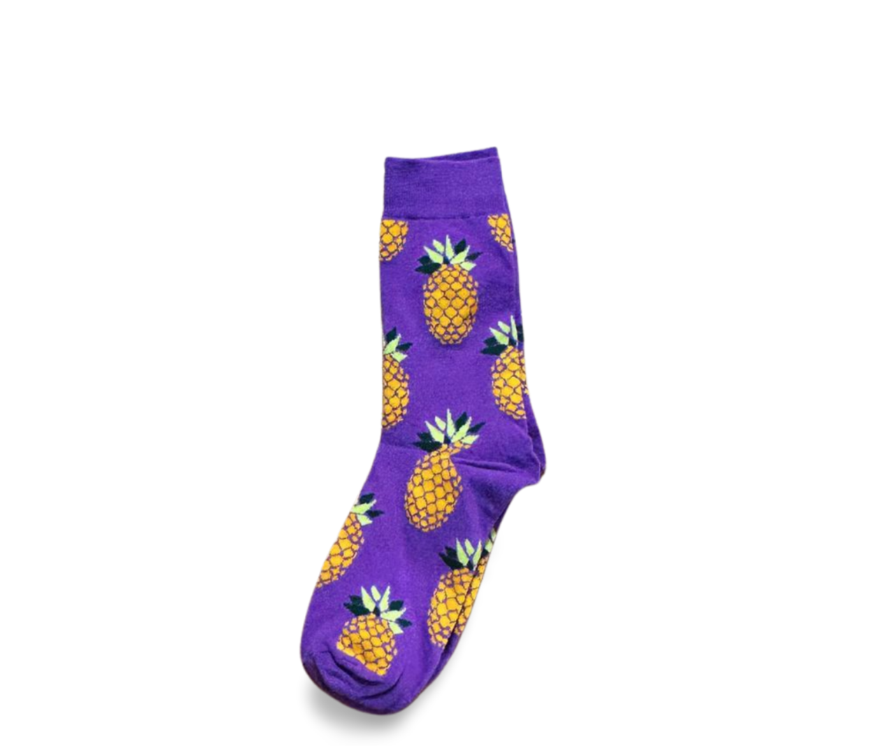 Purple & Orange Pineapples Socks